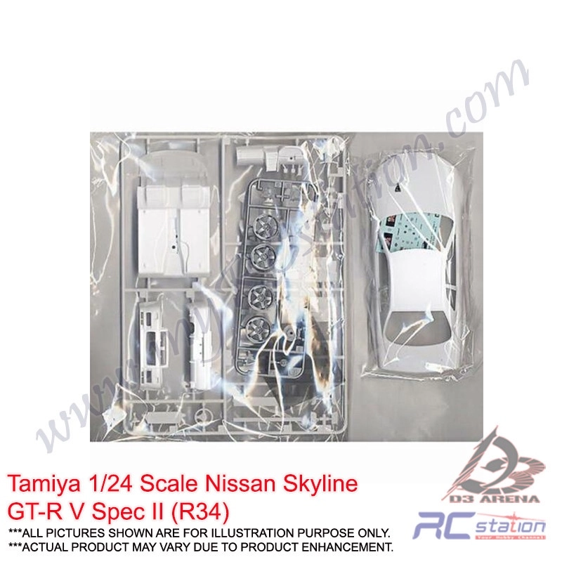 Tamiya 24090 – Maquette Nissan Skyline GT-R – Échelle 1:24 – Kit Plastique Authentique à Assembler