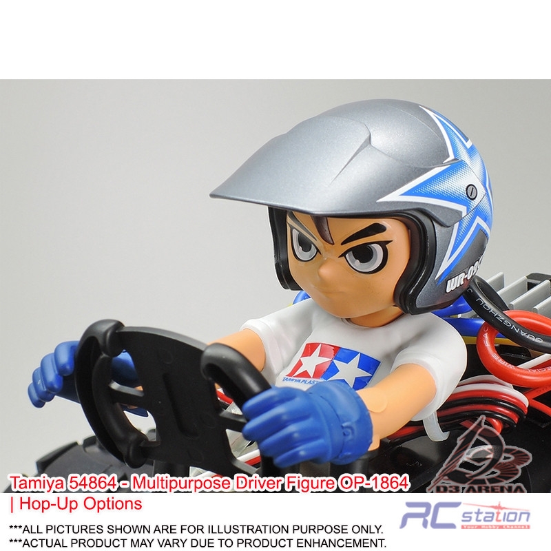 Tamiya WR-02 Driver Figure Set - Upper Body Type For RC Crawler Models #54531
