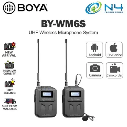 BOYA BY-WM6S UHF wir-1