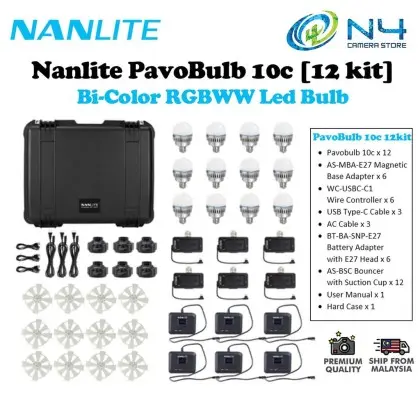 Nanlite Pavobulb 10C-1