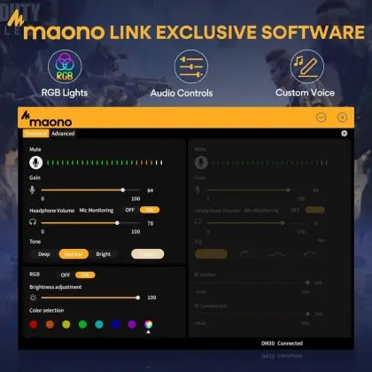 MAONO DM30RGB USB Ga-2