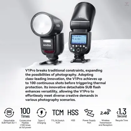 GODOX V1 PRO 2.4G Wi-2