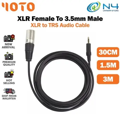 FOTO XLR Female to 3-1
