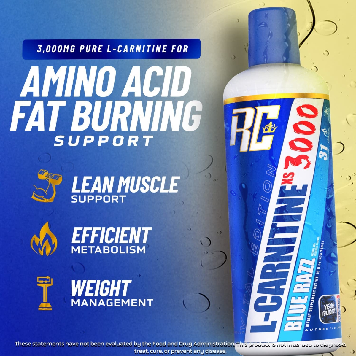 Ronnie Coleman L-Carnitine XS 3000 Liquid (31 Servings) | Malaysia Supplements Ronnie Coleman L-Carnitine XS 3000 Liquid (31 Servings) | Malaysia Supplements