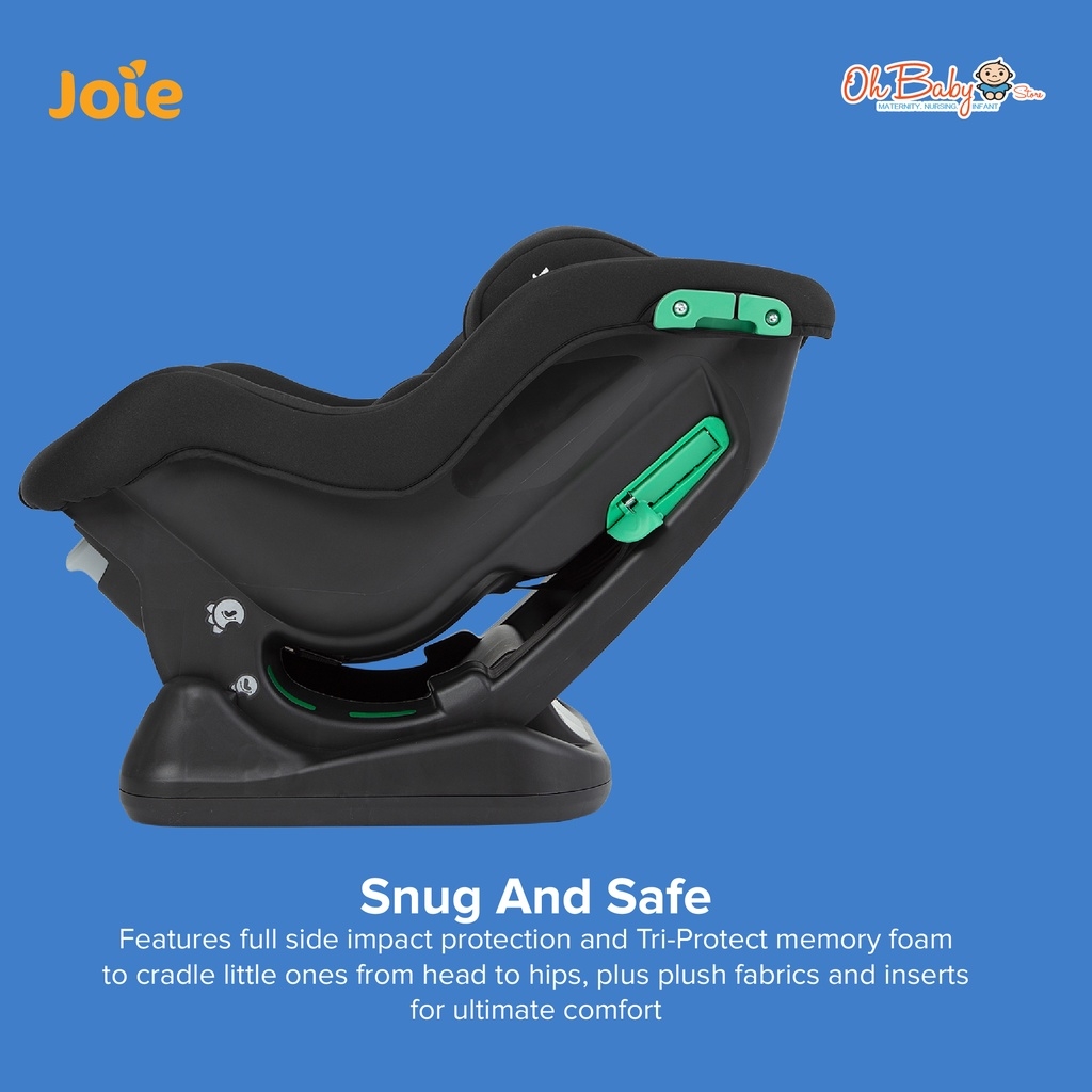 Joie Steadi R129 Car Seat from birth to years Shale Oh Baby