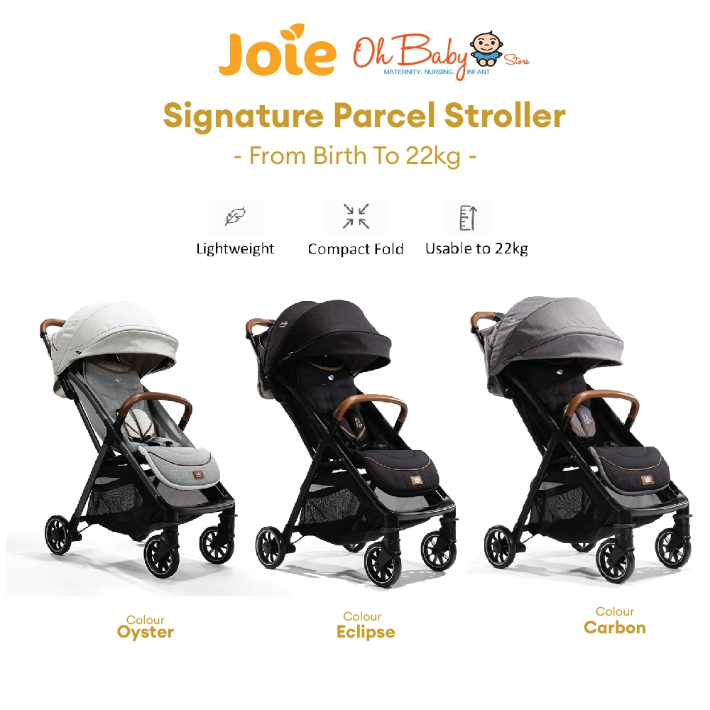 Joie Signature Parcel Stroller from Birth to 22 kg Lightweight