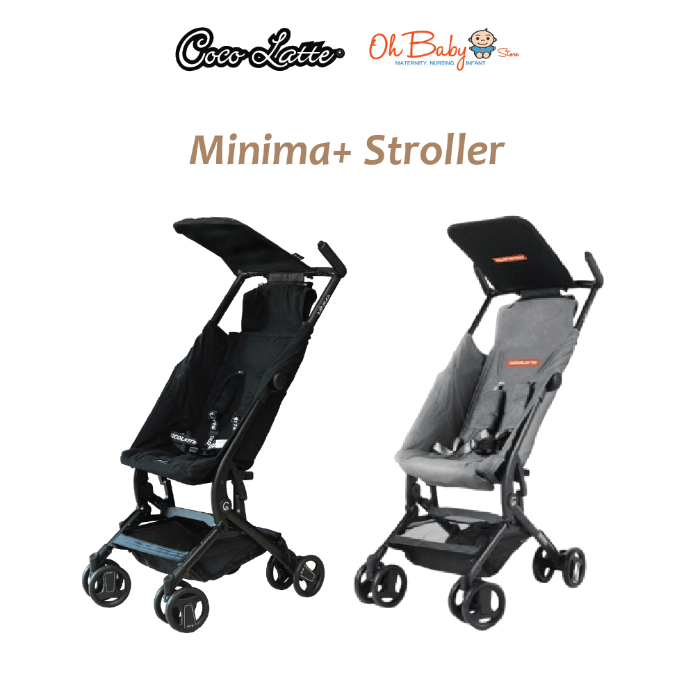 CocoLatte Minima+ Stroller Black Oh Baby Store l Best Baby