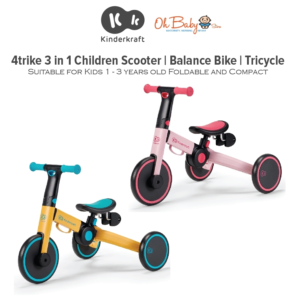 Kinderkraft 4trike in Children Scooter Balance Bike