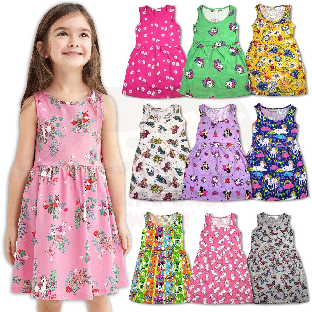 HM RANDOM Sleeveless Cotton Girl Dress (3Y-8Y) - BEST SELLER Girl Dresses for kids Cotton Budak Perempuan sleeveless | "Online Baby Wear - Premium Kids and Baby Clothing | Quality & Style HM RANDOM Sleeveless Cotton Girl Dress (3Y-8Y) - BEST SELLER Girl Dresses for kids Cotton Budak Perempuan sleeveless | "Online Baby Wear - Premium Kids and Baby Clothing | Quality & Style