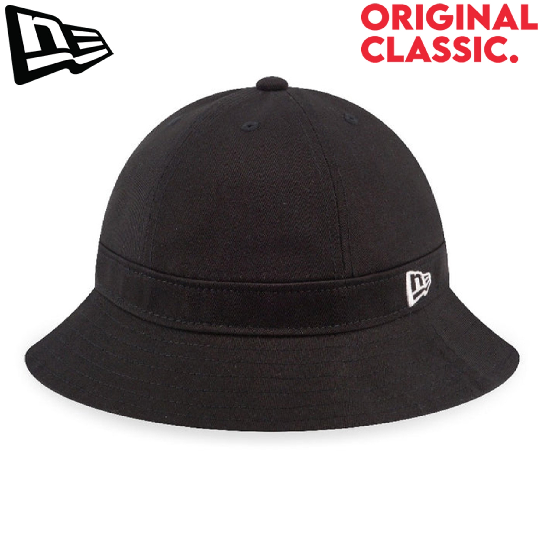 New Era Explorer Essnetials Bucket Hat Black Original Classic
