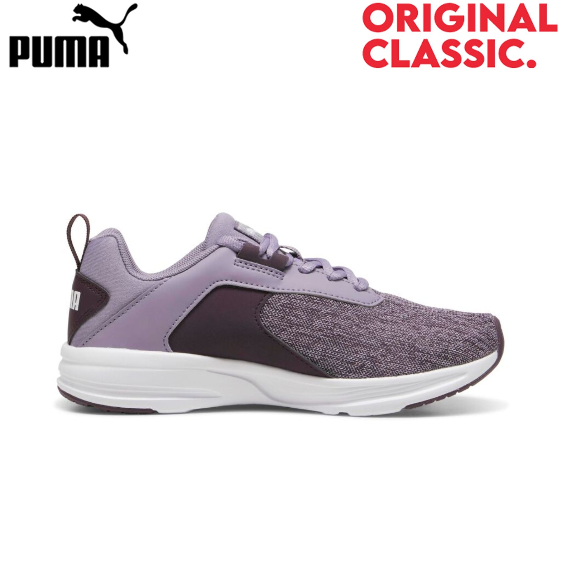 Puma Kid's Comet Alt Pale Plum/White Original Classic Malaysia