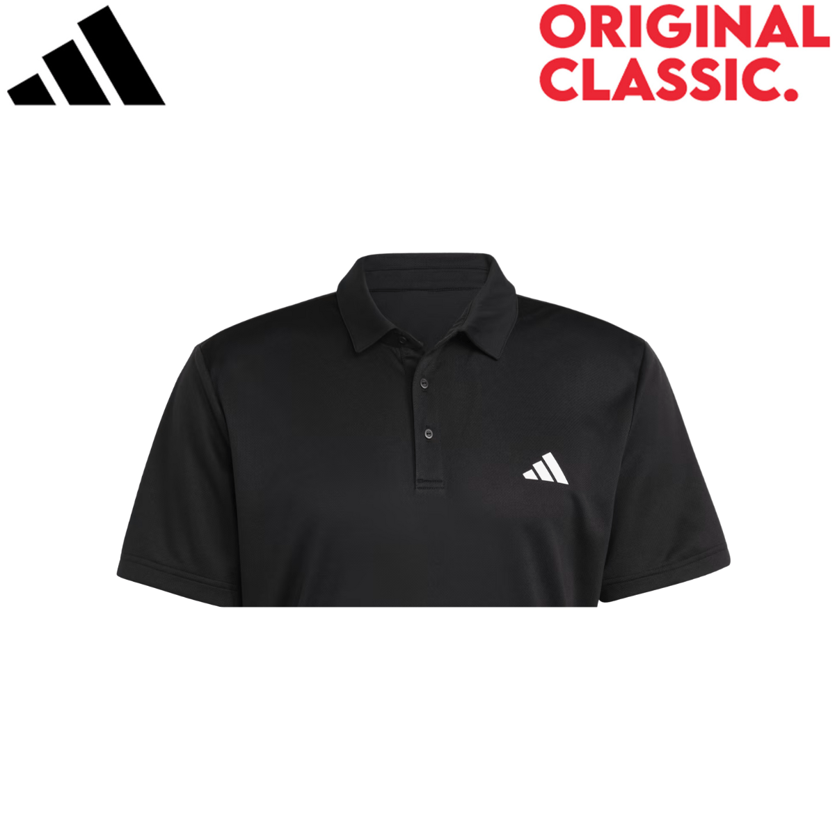 Original Classic l adidas Tennis Fab Polo Shirt-Black Original