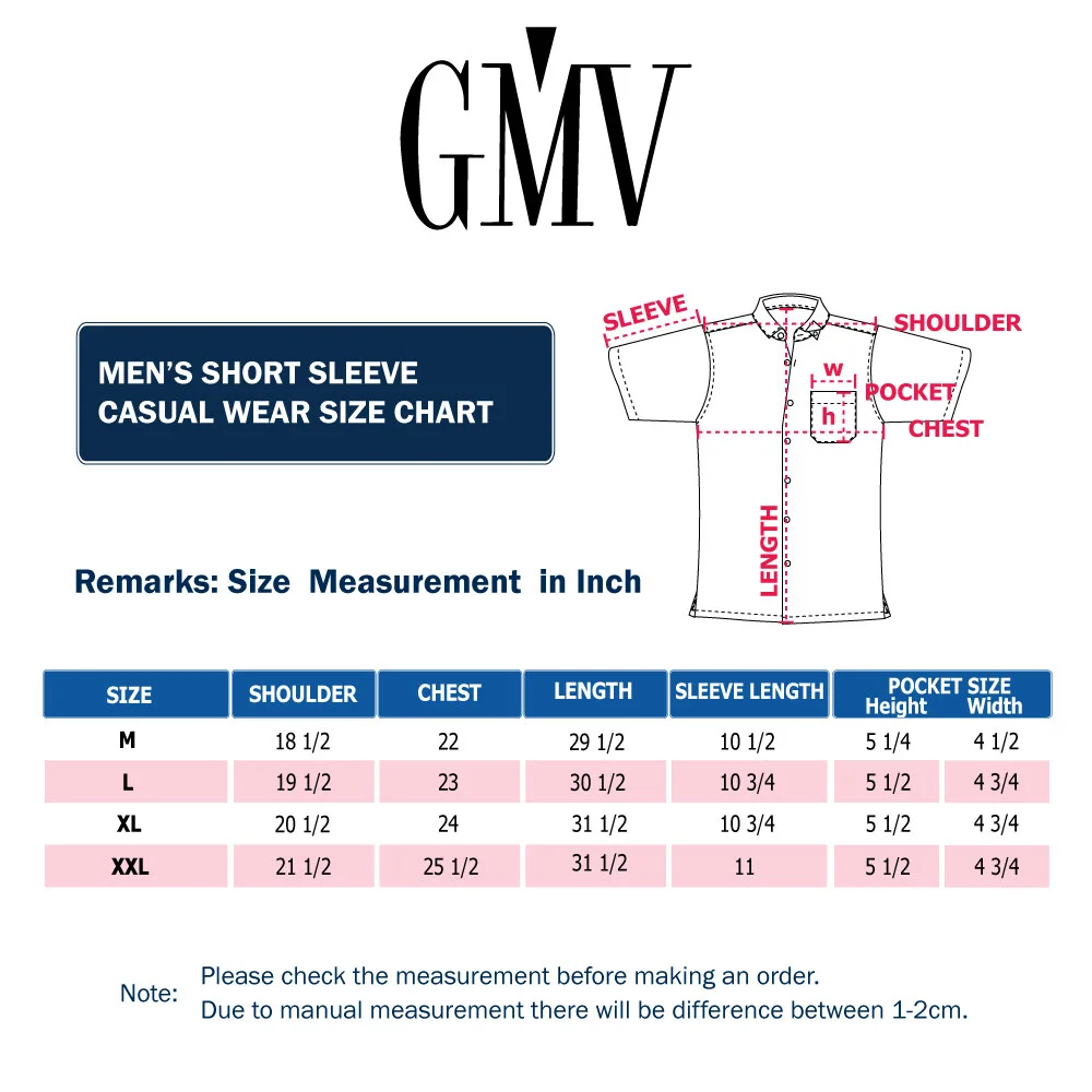 GMV Men's Short Slee