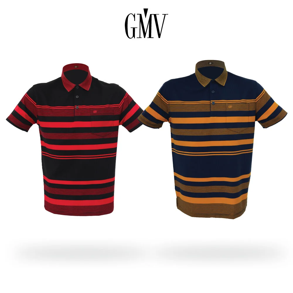 GMV Men Stripe Polo