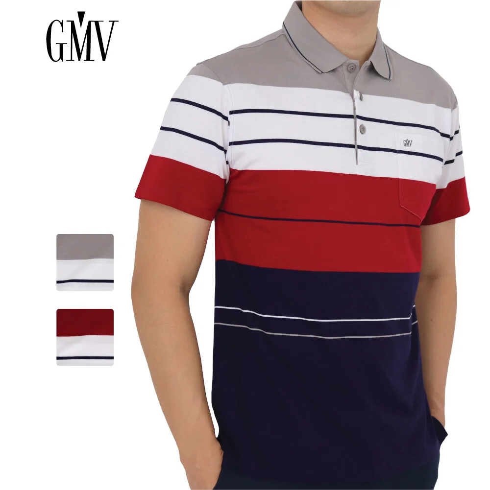 GMV Men Stripe Polo