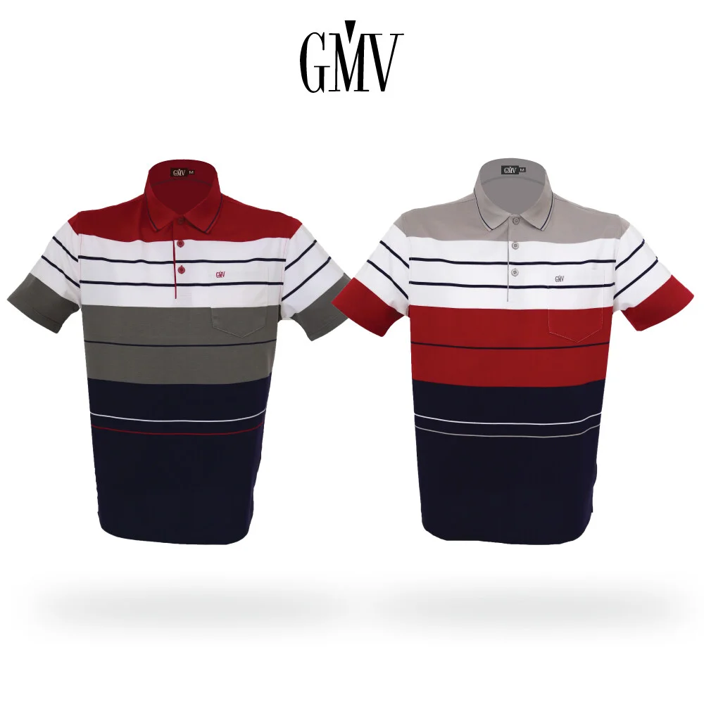 GMV Men Stripe Polo