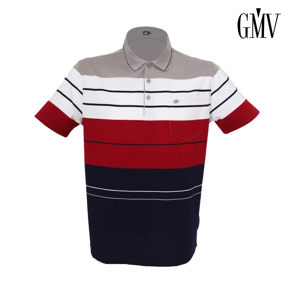 GMV Men Stripe Polo