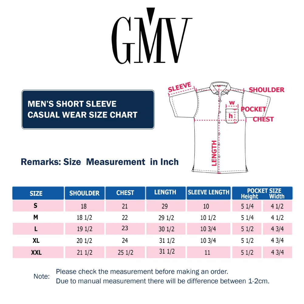 GMV Men's Short Slee