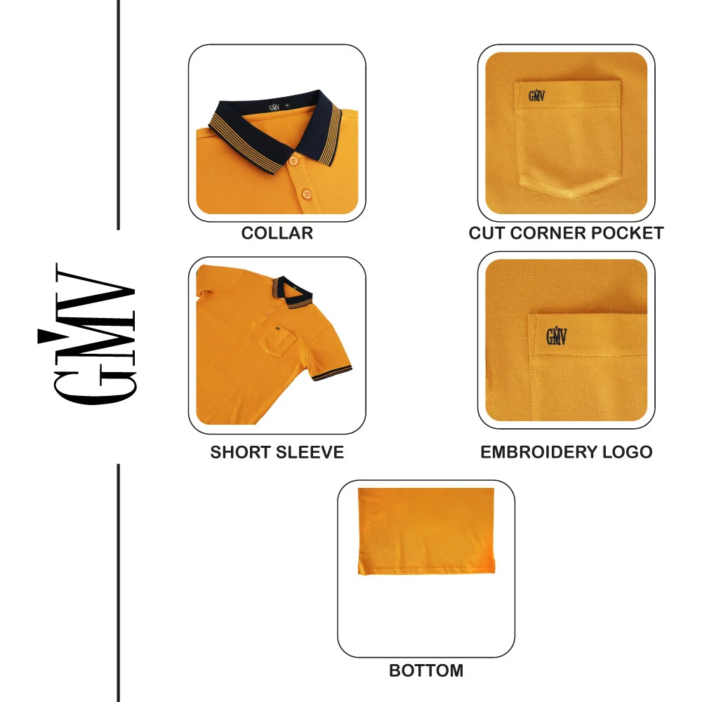 GMV Plain Men Polo T