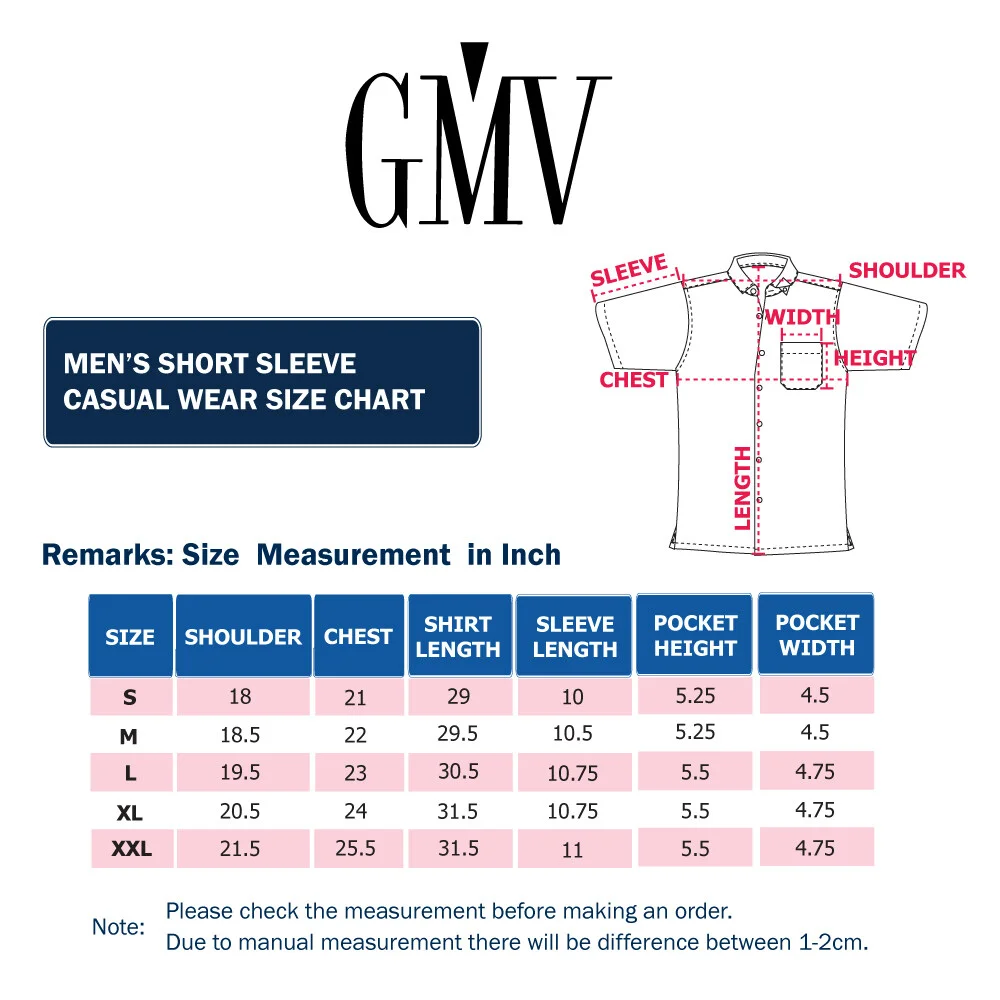 GMV Men's Short Slee