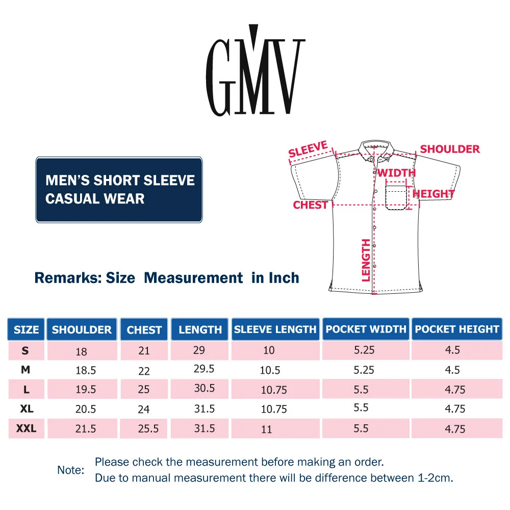 GMV Men's Short Slee