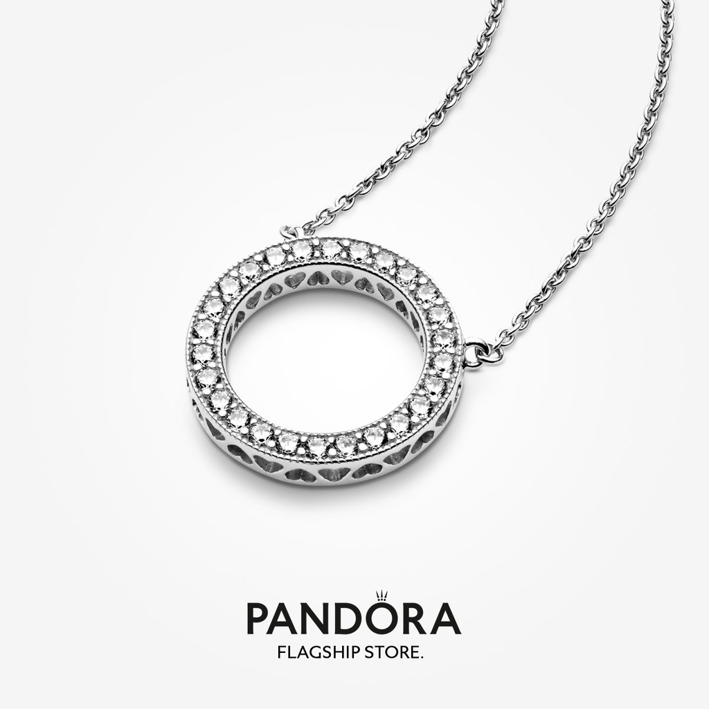 Infinity Circle Necklace Pandora Circle Necklace Sterling Silver