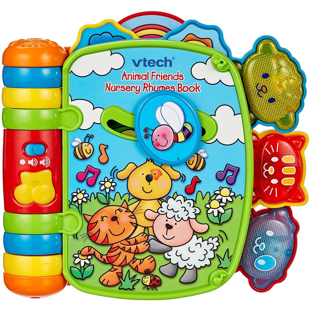 VTECH Animal Friends Nursery Rhymes Book for 9-36 months Infant Toddler Early Development Toys Sound Book