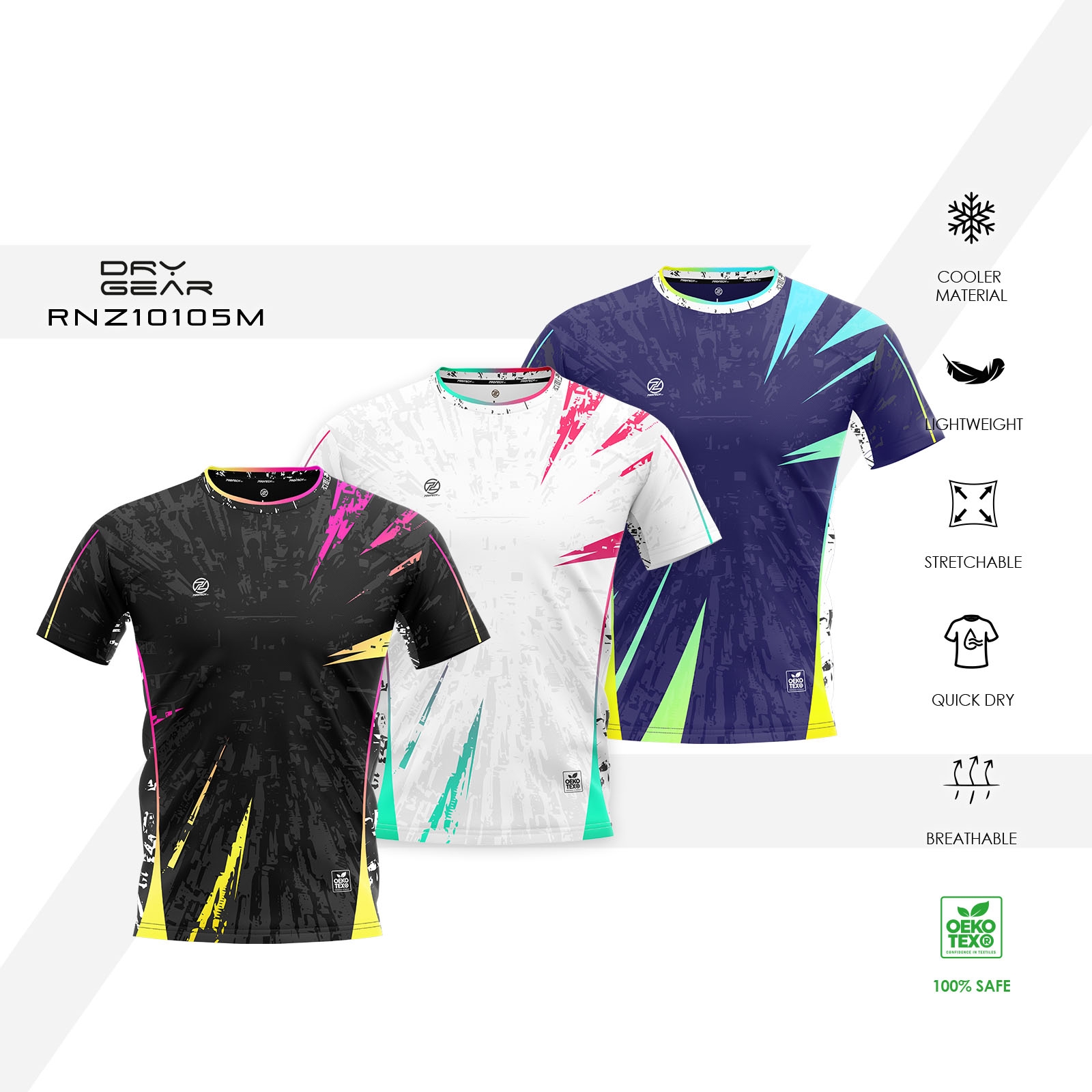 PROTECH Badminton Dry Fit Tournament Jersey RNZ10105M