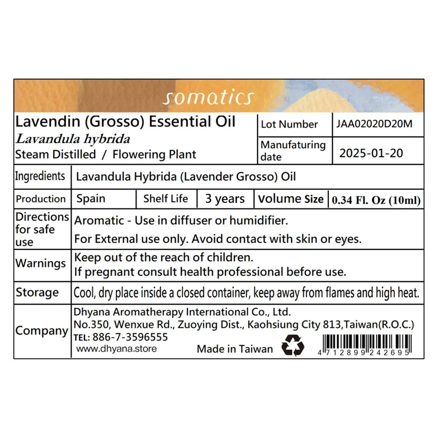 Dhyana - Striking Lavender Essential Oil - Grosso Variety - Baby Soothing - South of France Fragrance - WOGO Flagship Store-2