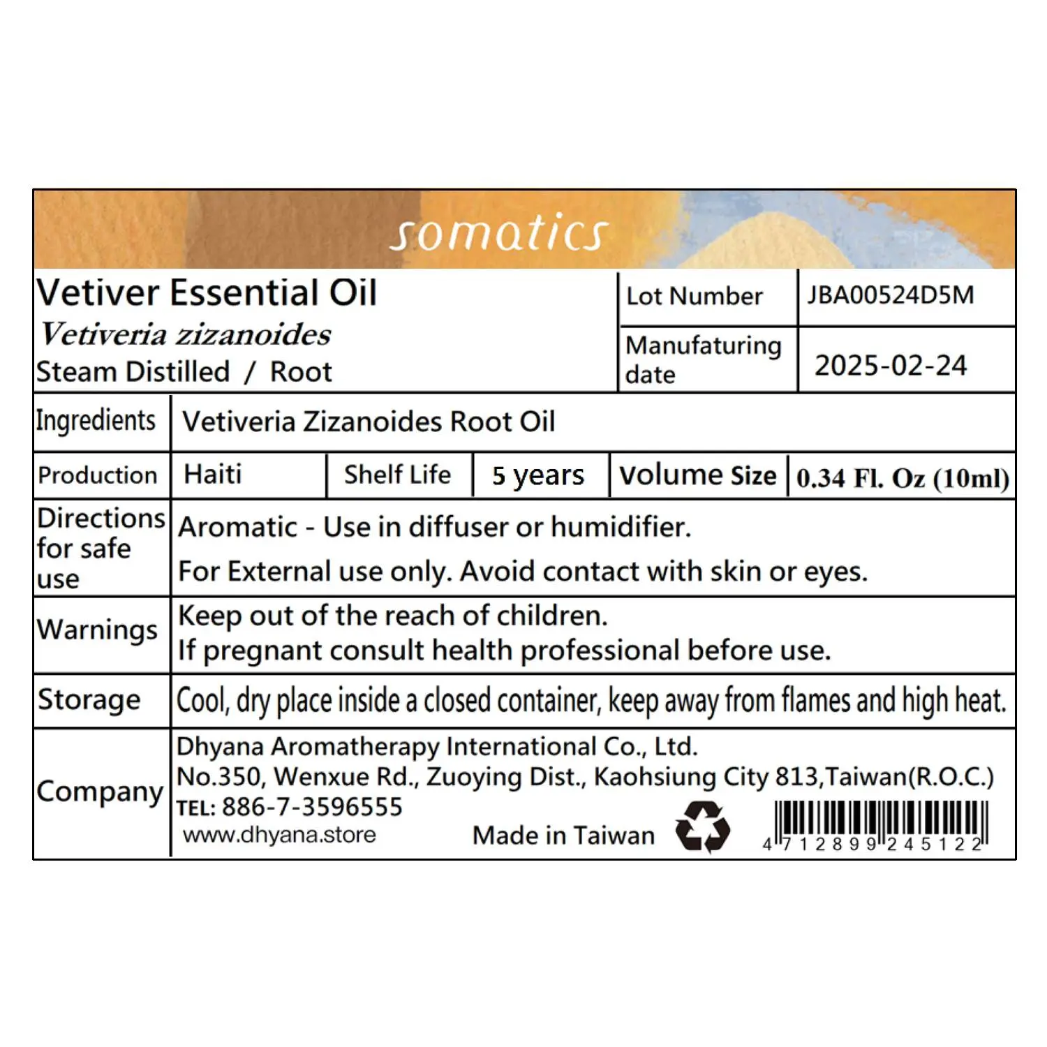 Dhyana - Vetiver Essential Oil - Calming & Focusing - Molecular Distillation - WOGO Flagship Store-2