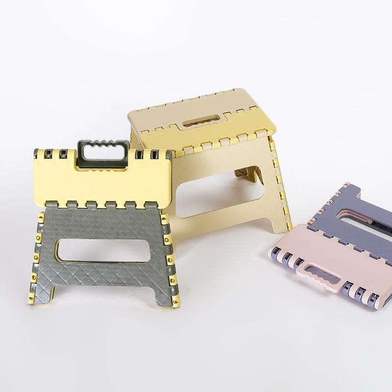 HOT Yellow Ez Fold Step Stool Folding Stool Small Plastic Step