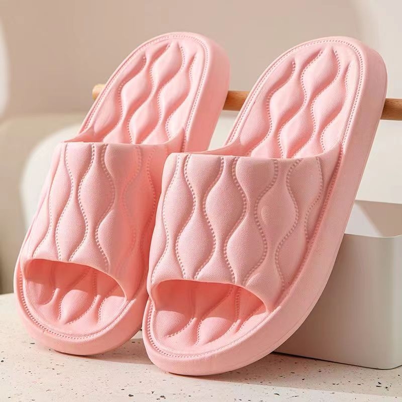 Romantika Indoor Slipper Cushion Fashion Women Summer Soft Thick Slippers Thick Bathroom Home Anti-slip Cloud Cushion Slides
