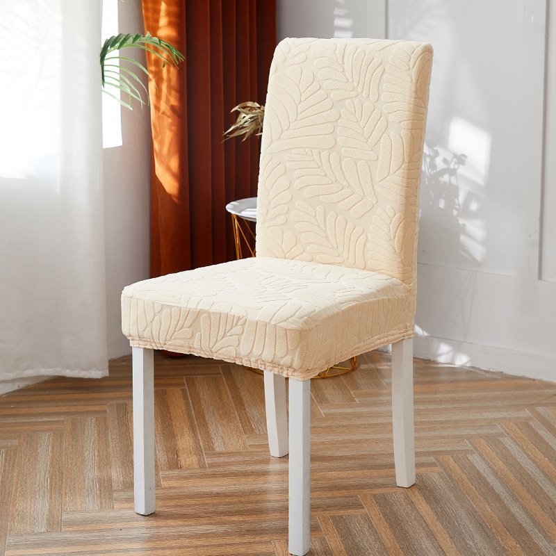 Romantika LEAF CHAIR COVER Wedding Stretch Jacquard Dining Chair Slipcover Elastic Seat Protection Wedding