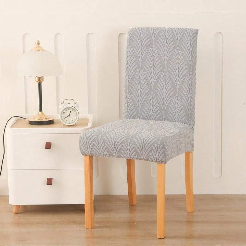 Romantika PALM CHAIR COVER Stretch Jacquard Dining Chair Slipcover Elastic Seat Protection Wedding