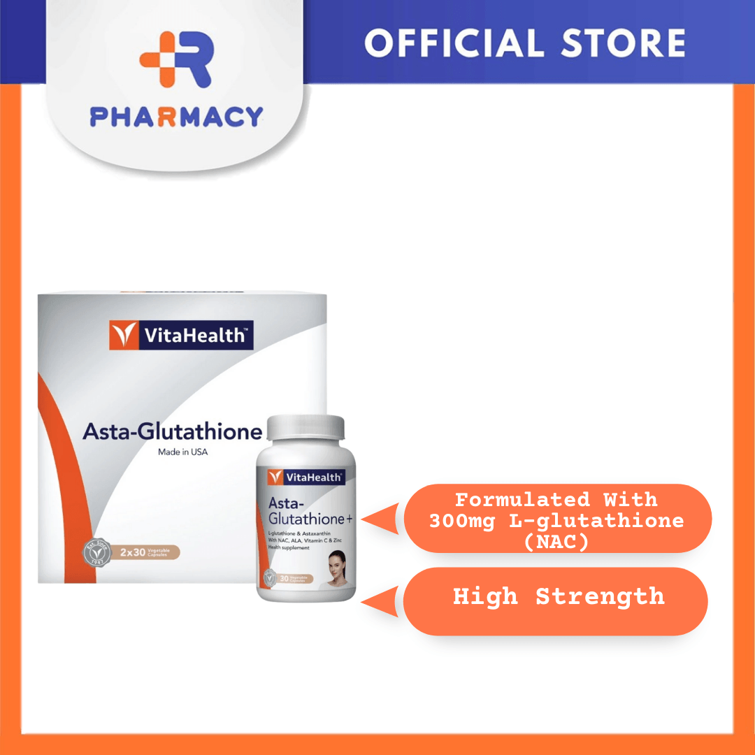 R Pharmacy | Vitahealth Asta-Glutathione Plus 30sx2 | R Pharmacy - Really More Than Just A Pharmacy R Pharmacy | Vitahealth Asta-Glutathione Plus 30sx2 | R Pharmacy - Really More Than Just A Pharmacy