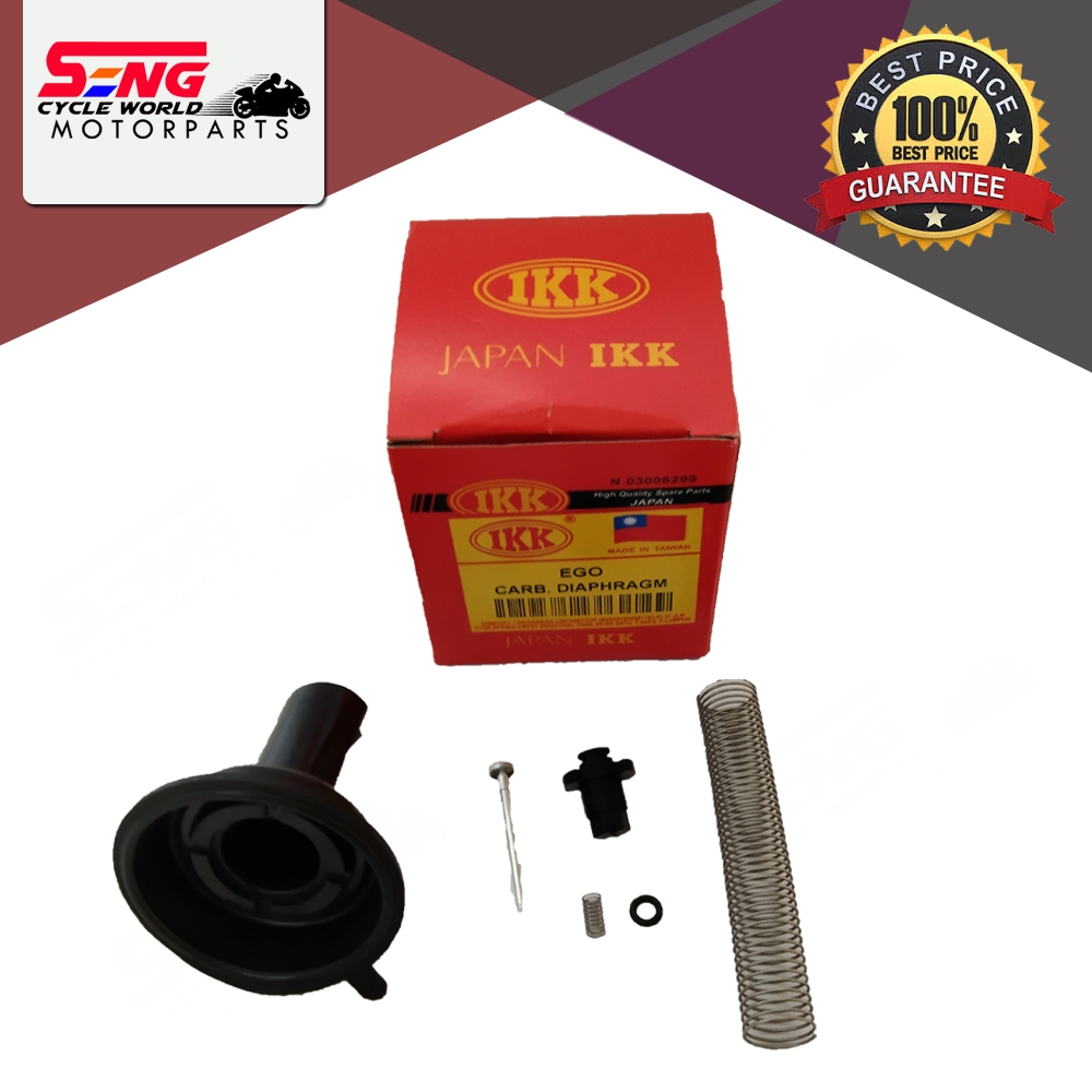 EGO/ EGO-S CARBURETOR DIAPHRAGM WITH NEEDLE ASSY-IKK | SENG CYCLE WORLD | One Stop Motor Parts Online EGO/ EGO-S CARBURETOR DIAPHRAGM WITH NEEDLE ASSY-IKK | SENG CYCLE WORLD | One Stop Motor Parts Online