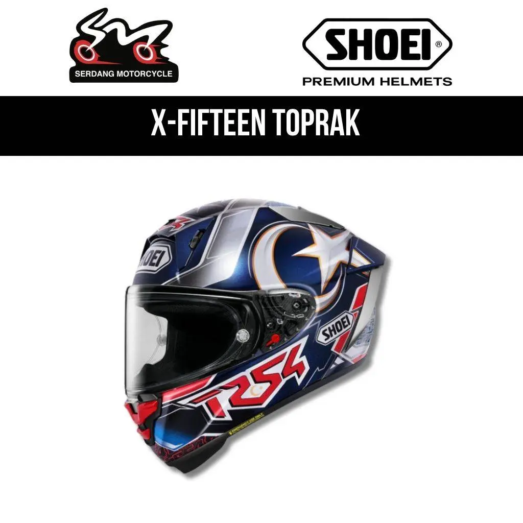 shoei full face helmet malaysia X-Fifteen Solid Matte Black 2XL including 8 Shoei Yamaha Full Face SHOEI