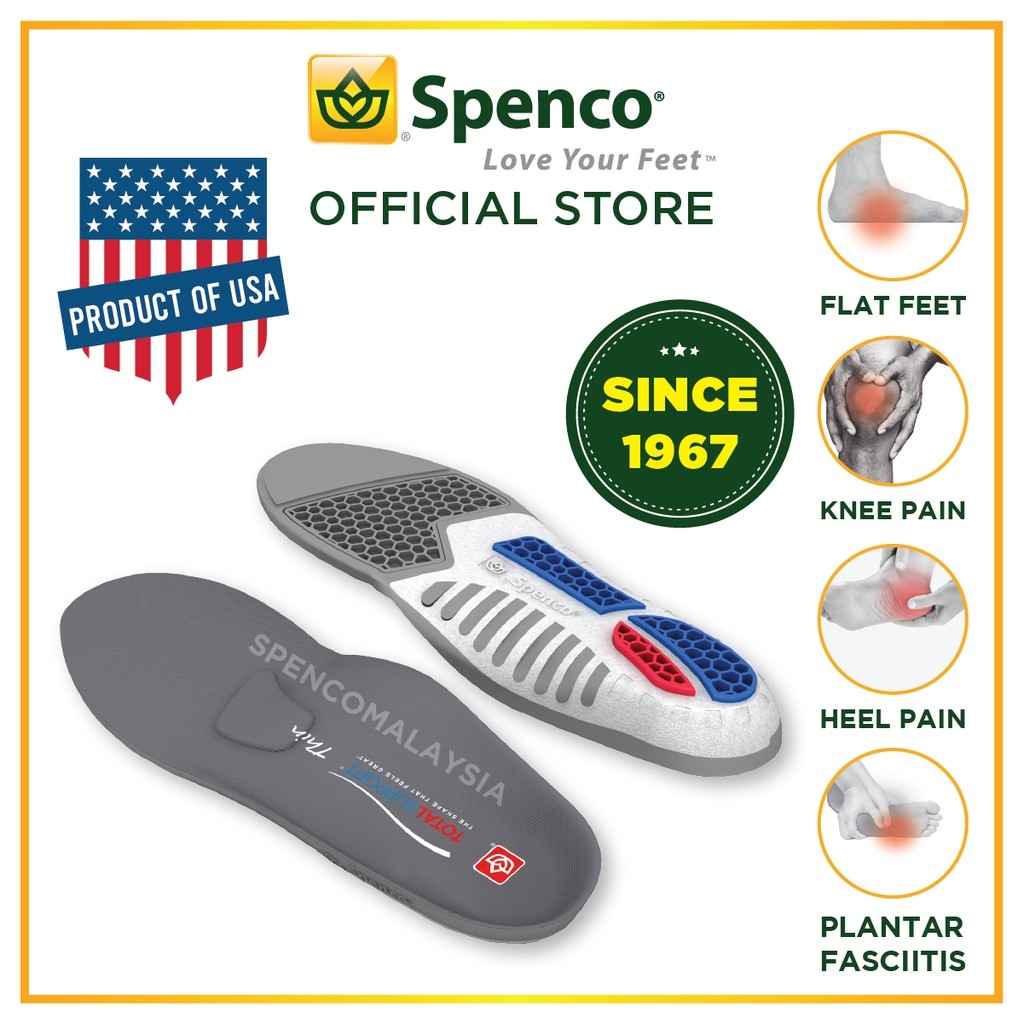 Support Thin Spenco Total Support Plantar Fasciitis Spenco Insole