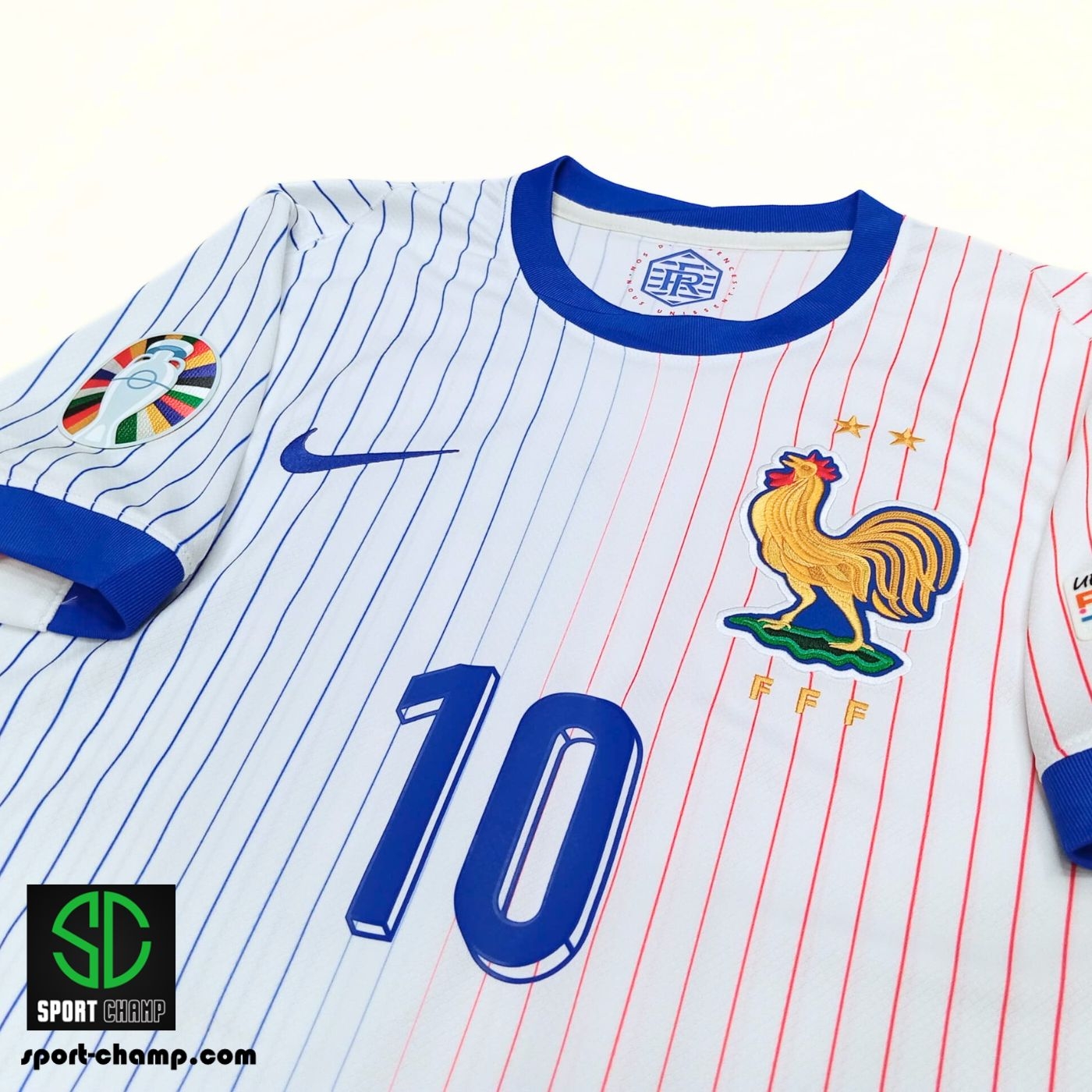 Flocage officiel MBAPPE N°10 EURO2024 EQUIPE DE FRANCE domicile 2024 Flocage officiel MBAPPE N°10 EURO2024 EQUIPE DE FRANCE domicile 2024