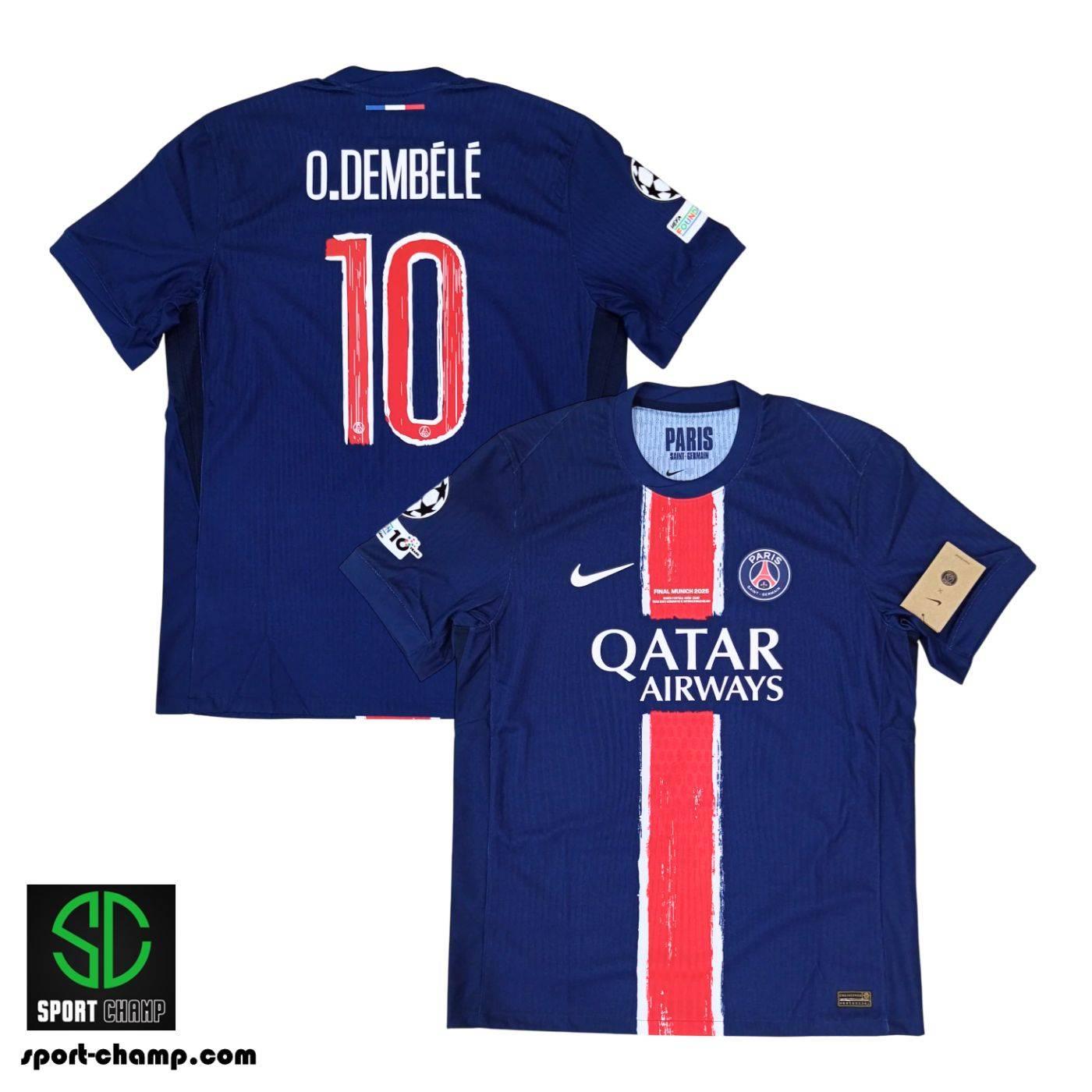 Maillot Third Match PSG Nike Dri-FIT ADV 25/26 avec flocage O. Dembélé 10 Maillot Third Match PSG Nike Dri-FIT ADV 25/26 avec flocage O. Dembélé 10