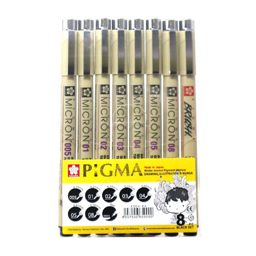 Sakura Pigma Brush Pens Set of 6 Colors at ₹ 720/set | पेन सेट्स in New Sakura Pigma Brush Pens Set of 6 Colors at ₹ 720/set | पेन सेट्स in New