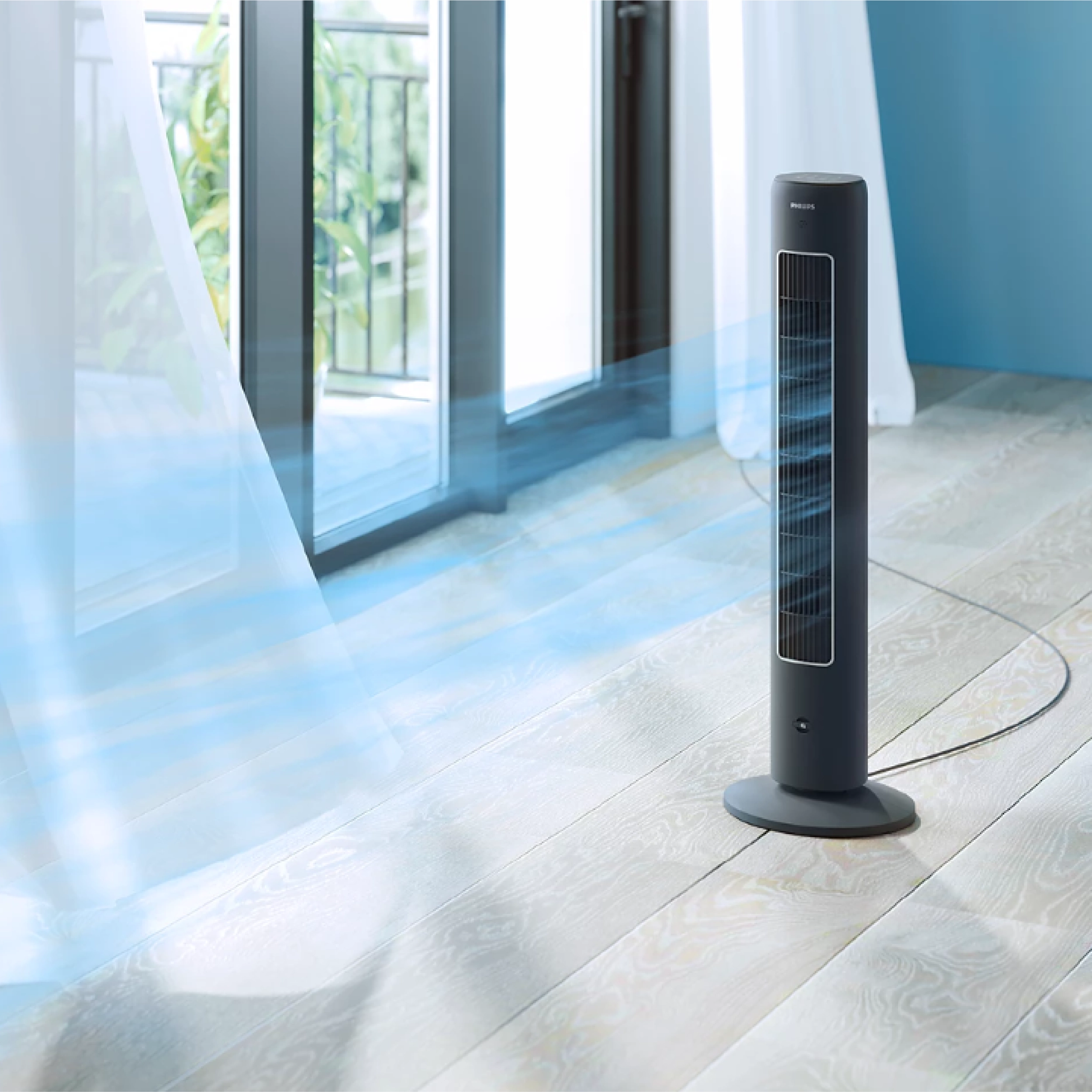 PHILIPS CX5535/11 BLK 40W 5000 SERIES TOWER FAN (BLACK) | Top Kinabalu Online Store