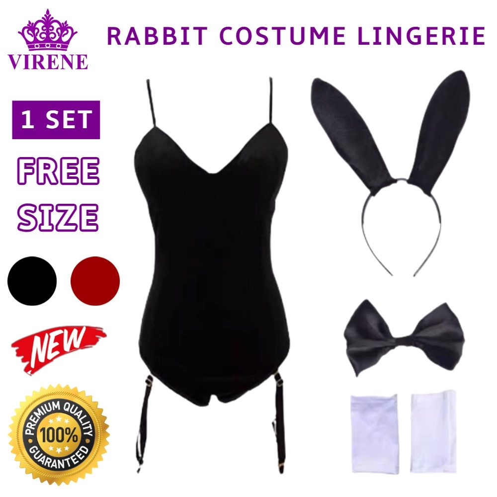 Women Sexy Lingerie Rabbit Sexy Costume Padded Teddies Garter Belt Sexy Nightwear Sleepwear Set Baju Tidur Wanita Ready Stock 711 | Virene Sdn Bhd (201701026140) Women Sexy Lingerie Rabbit Sexy Costume Padded Teddies Garter Belt Sexy Nightwear Sleepwear Set Baju Tidur Wanita Ready Stock 711 | Virene Sdn Bhd (201701026140)