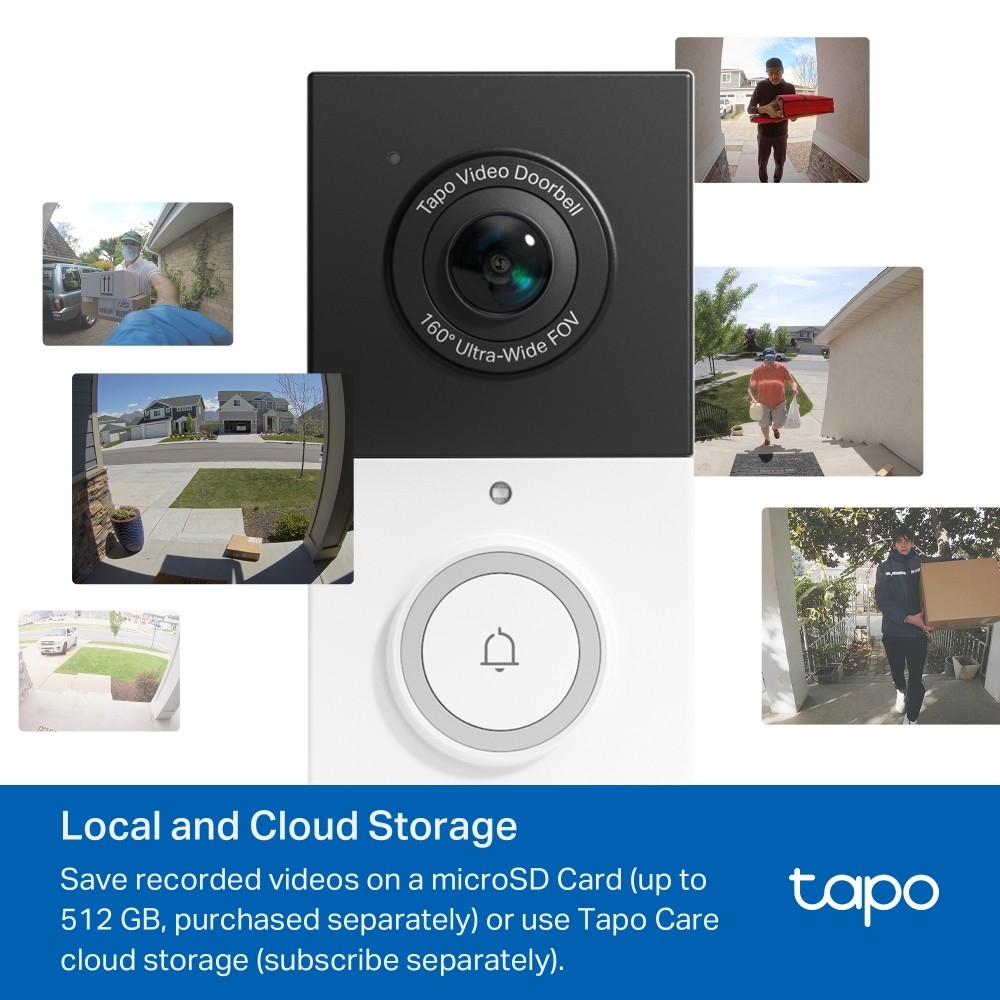 5mp Ring Doorbell Local Storage Sd Card Smart Video Doorbell