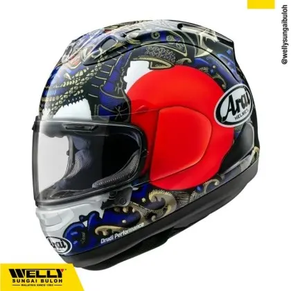 arai helmet dealers 3D Logo Duct with two 10mm holes placed 65mm apart just above the reinforcing Super Fiber Belt Arai Helmets | Handcrafted Japanese