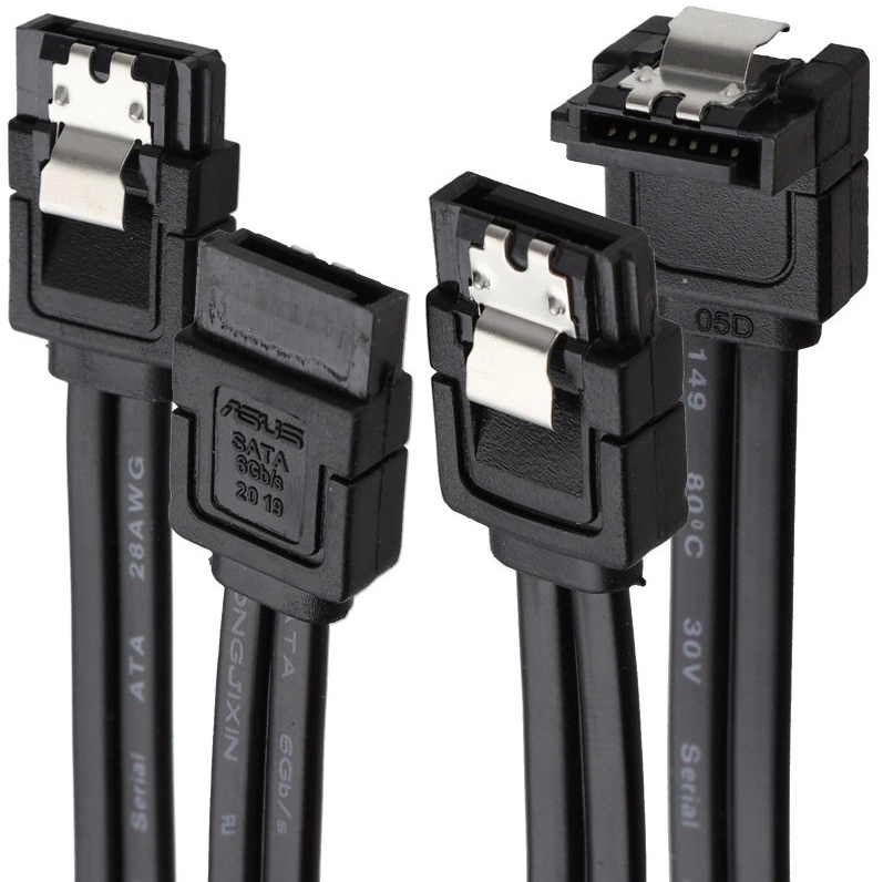 Serial Ata Data Cable GLINK-ORIGINAL ASUS (Straight / Right Angle) Cable 6Gbps 3.0 SATA ...