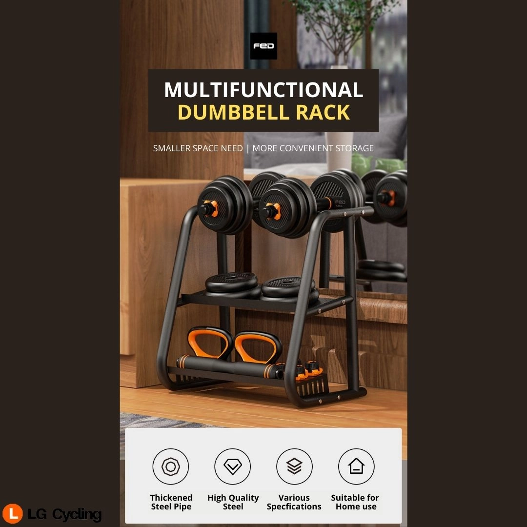 Weight Rack Multi Purpose Fed Dumbbell Rack Dumbbell Rack Holder for Dumbbell Set Rack Storage ...