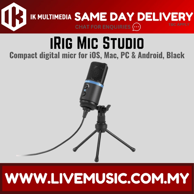 Erp Mic IK Multimedia iRig Mic Studio - Compact Studio Digital microphone ...