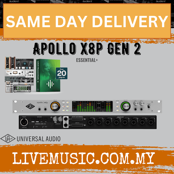 Universal Audio Apollo x8p Gen 2 Thunderbolt Audio Interface ...