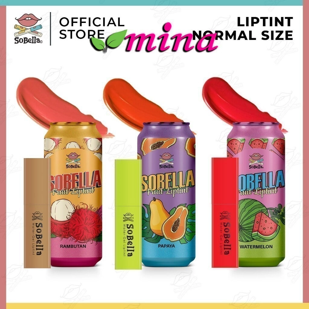 Sobella Rambutan SOBELLA Liptint Fruit 5ml | 3 Code Rambutan/Watermelon/Papaya Normal ...